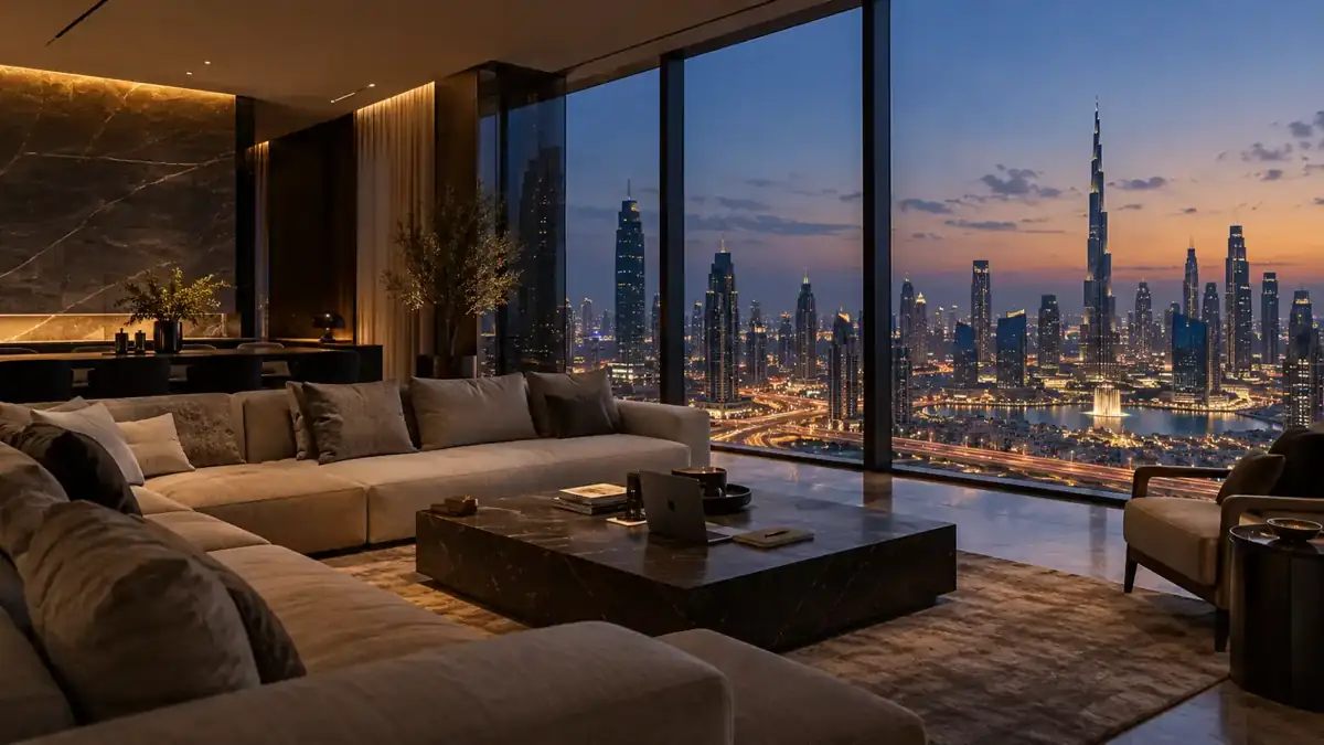 Illustrative Dubai penthouse concept